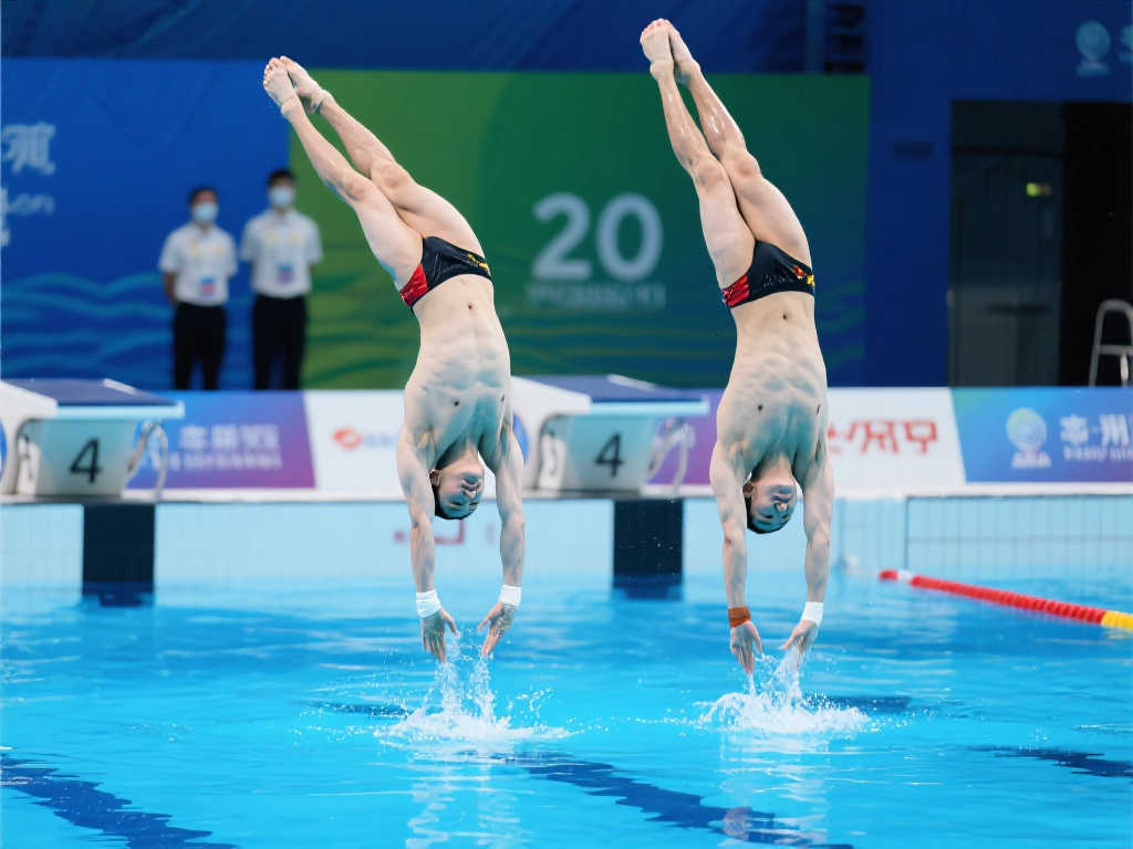 🏅金牌首秀！胡宇康／郑九源3米板摘桂，跳水世界杯总决赛开门红