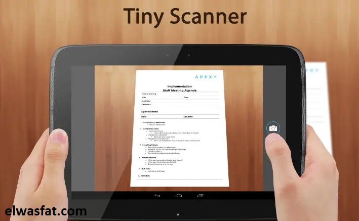 مميزات تطبيق Tiny Scanner